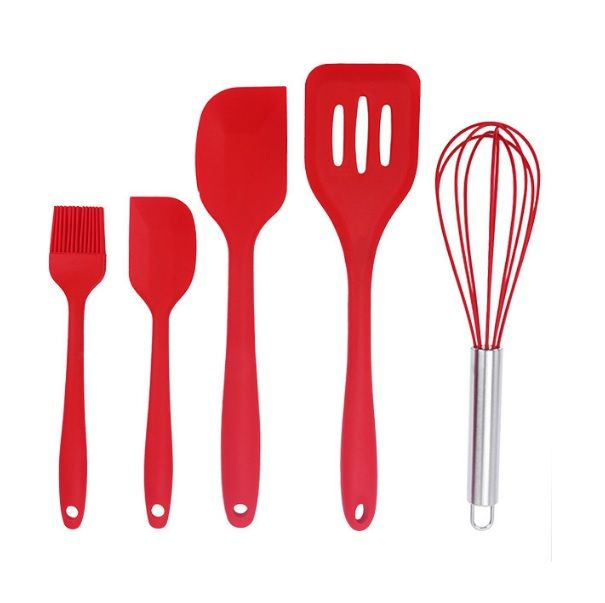 5-Piece Silicone Kitchen Utensil Set
