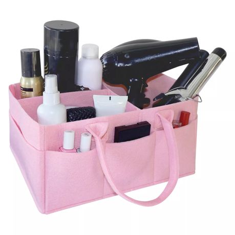 Felt Baby Diapper Nappy Organizer - Pink - Image 5