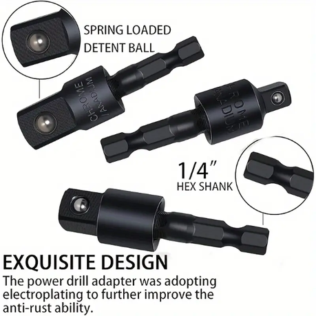 HASHBROWN'S 6pcs Right Angle Drill Attachment Set - Image 8
