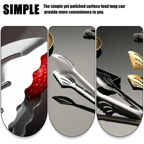 HASHBROWN'S Stainless Steel Butterfly Tong - Gold - Image 13
