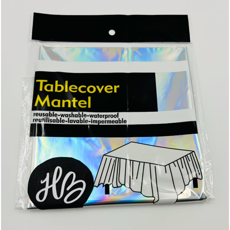 HASHBROWN'S Rectangular Iridescent Holographic Tablecloth - Image 7