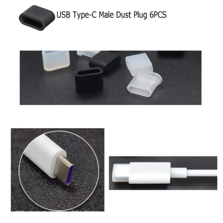 HASHBROWN'S 36PCS Silicone USB Dust Cover Plugs - Assorted Shapes - Image 9
