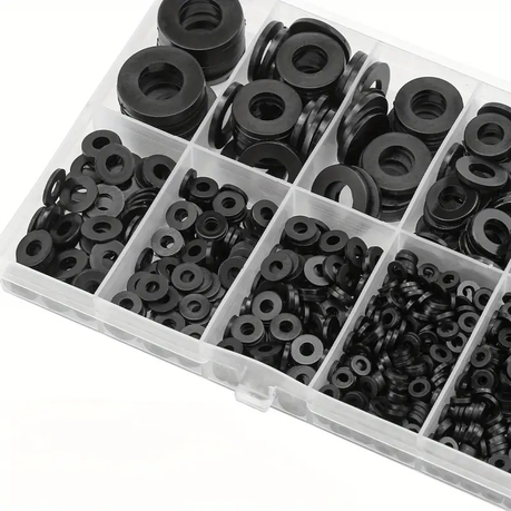 HB 350 pcs Black Nylon Washer Kit - Image 7