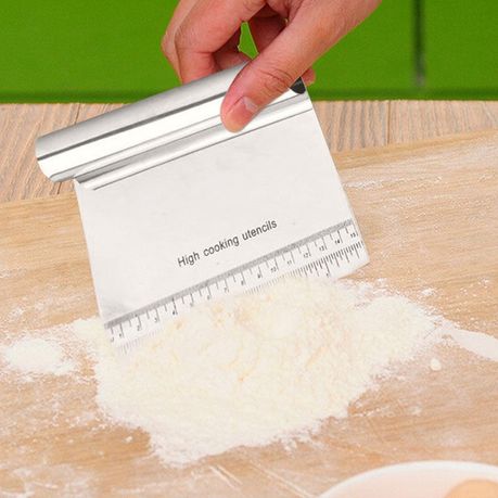 Dough Scraper/Cutter 15cm- Stainless Steel - Image 4