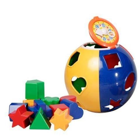 Educational Baby Game with Shapes and Beginner Clock