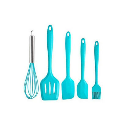 5-Piece Silicone Kitchen Utensil Set