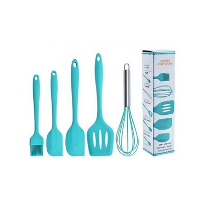 5-Piece Silicone Kitchen Utensil Set