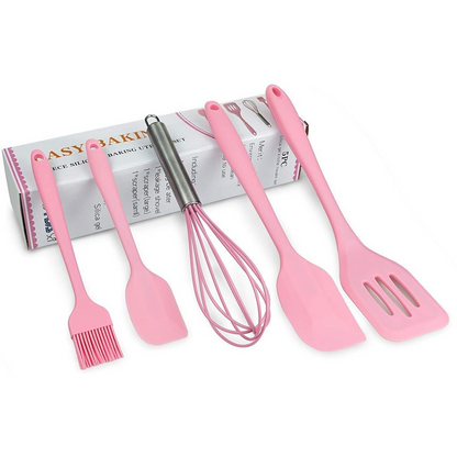5-Piece Silicone Kitchen Utensil Set