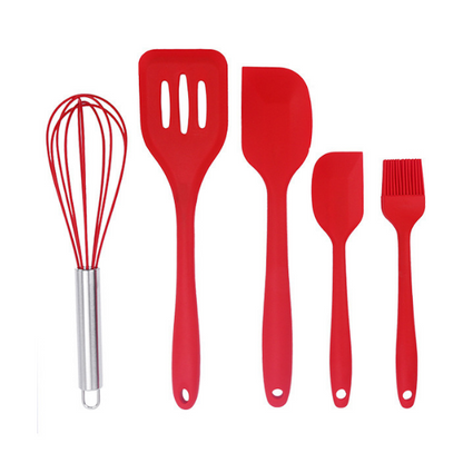 5-Piece Silicone Kitchen Utensil Set