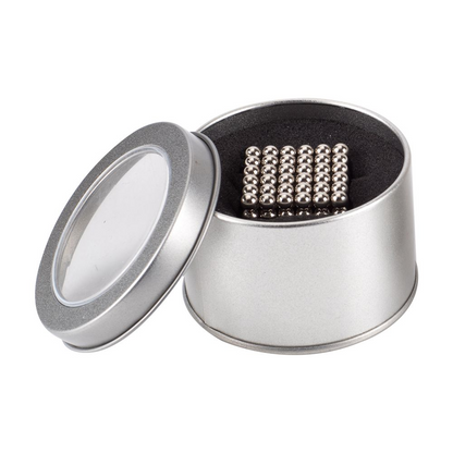 5mm 216 Pieces Magnetic Balls 2 Combo - Rainbow & Silver