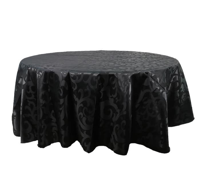 8 seaters Red Round Table Cloth