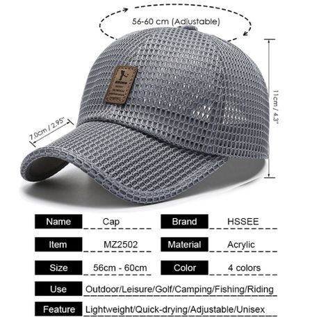 Sport Fashion Lightweight Adjustable Breathable Running Baseball Cap - Image 11
