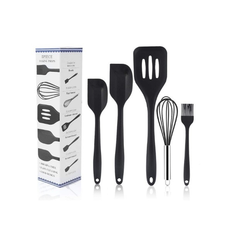 5-Piece Silicone Kitchen Utensil Set
