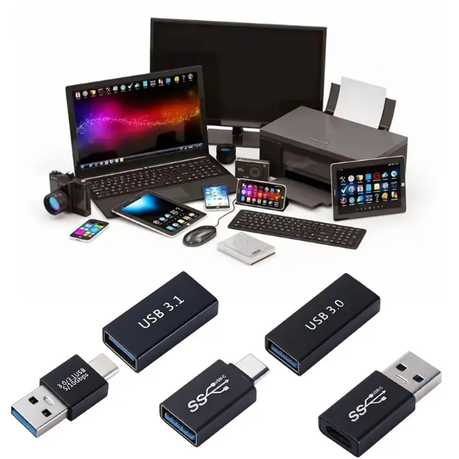 HASHBROWN'S 8pcs USB-C to USB 3.0 Adapter Set - Image 7