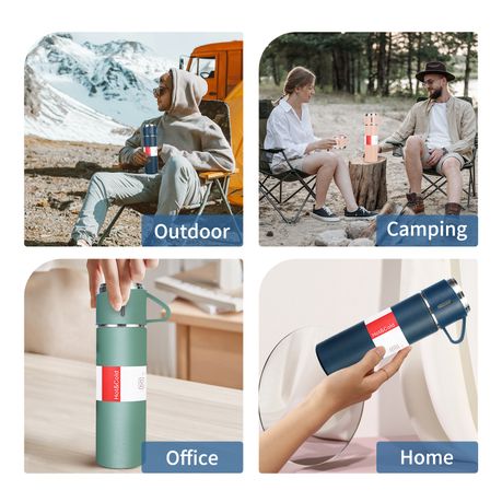 Vacuum Flask Hot/Cold Water Stainless Steel Double Wall Thermos Flask - 3 product - Image 16