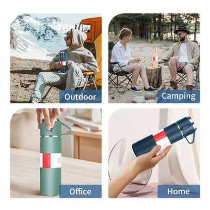 Vacuum Flask Hot/Cold Water Stainless Steel Double Wall Thermos Flask - 3 product - Image 16