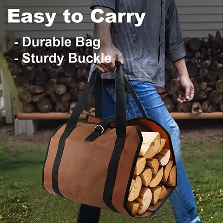 HASHBROWN'S Heavy-Duty Polyester Firewood Carrier Bag - Image 10
