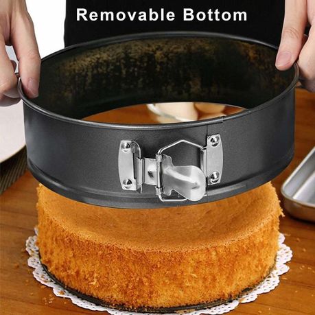 Set of 3 Non-Stick Pan Cake Mold Carbon Steel Round Pan - Image 2