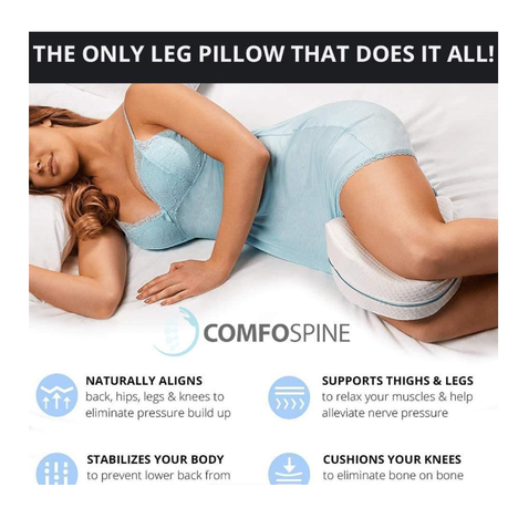 Memory Foam Leg Pillow Knee Support For Pain Relief MLx1 - Image 2