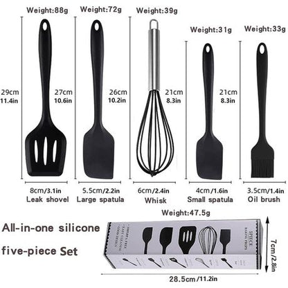 5 Piece - Premium Baking Prop Set - Non-Stick Silicone - Image 7