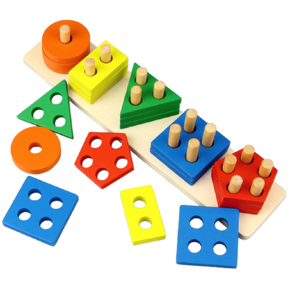 Wooden Educational Shape Sorting Toy