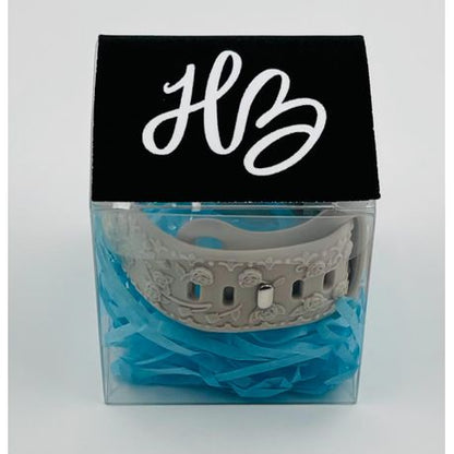 HB Flower Engraved Silicone Band - Image 13