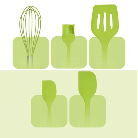 5 Piece - Premium Baking Prop Set - Non-Stick Silicone - Image 19
