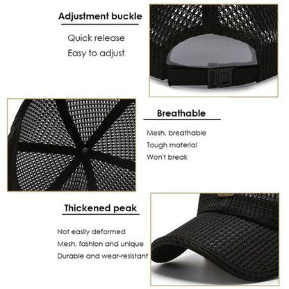 Sport Fashion Lightweight Adjustable Breathable Running Baseball Cap - Image 9