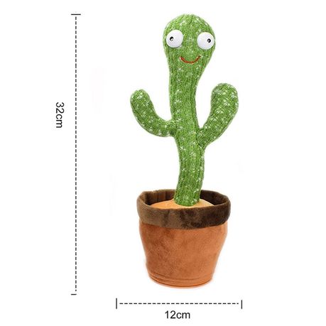 Dancing Cactus Baby Mimicking Recording Music Light Up Baby Interactive Toy - Image 2