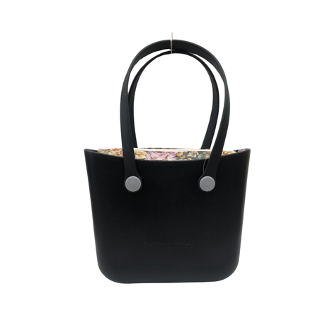 Cotton Road Jelly Bag with Floral Insert - Black - Image 3