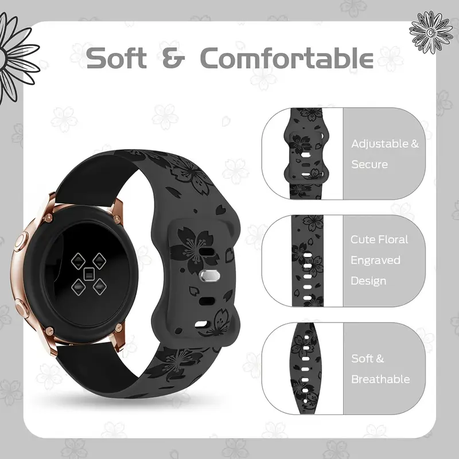 HASHBROWN'S 22mm Watch Strap Compatible with Samsung Huawei & Garmin Watches - Image 3