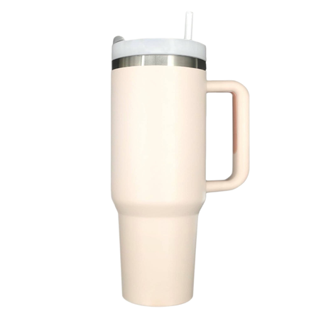 1.2L Tumbler with Handle Straw Lid, Stainless Steel Travel Mug - Image 57