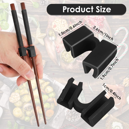 HASHBROWN'S 5 Piece Reusable Chopsticks Helpers - Image 4