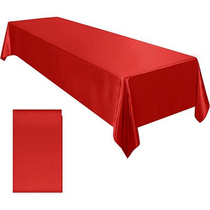 Rectangle Satin Party Tablecloth Table Cove 150.cm x 245.cm - Image 18
