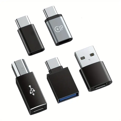 HASHBROWN'S 5pcs USB A to USB C Adapters