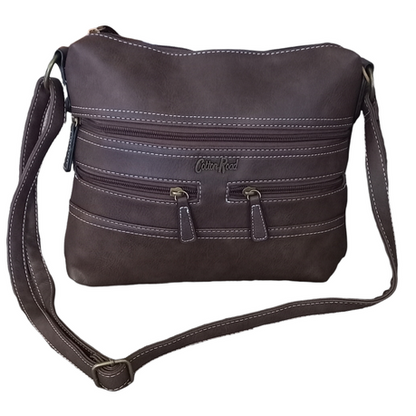 Cotton Road 3 Front Zip Slingbag - Image 4
