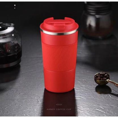 Insulated Travel Office Coffee Mug Stainless Steel Tumbler Cup 475ML - Image 12