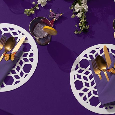 Rectangle Satin Party Tablecloth Table Cove 150.cm x 245.cm - Image 15