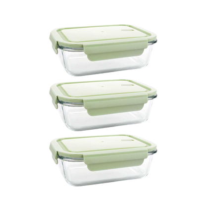 Leak-Proof Glass Food Containers - 680ml - 3 Pack - Image 6