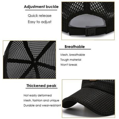 Sport Fashion Lightweight Adjustable Breathable Running Baseball Cap - Image 16
