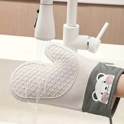HASHBROWN'S Heat-Insulating Anti-Scalding Gloves - Green - Image 7