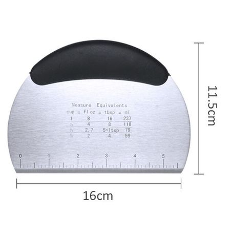 FI- Stainless Steel Dough Scraper/Chopper/Cutter - Image 2