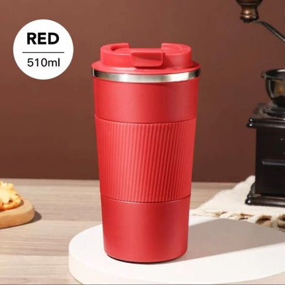 Insulated Travel Office Coffee Mug Stainless Steel Tumbler Cup 475ML - Image 13