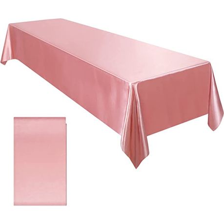 Rectangle Satin Party Tablecloth Table Cove 150.cm x 245.cm - Image 8