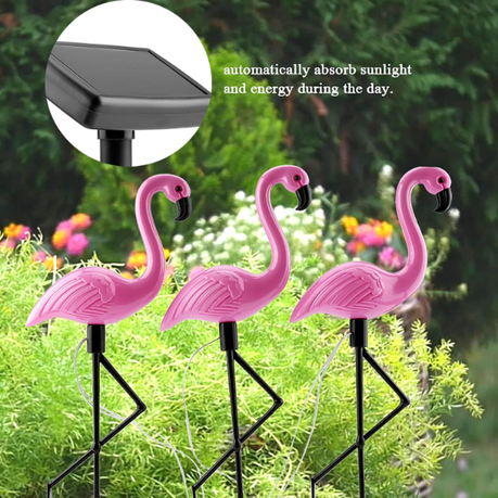 HASHBROWN'S Solar Flamingo Lights - Image 5