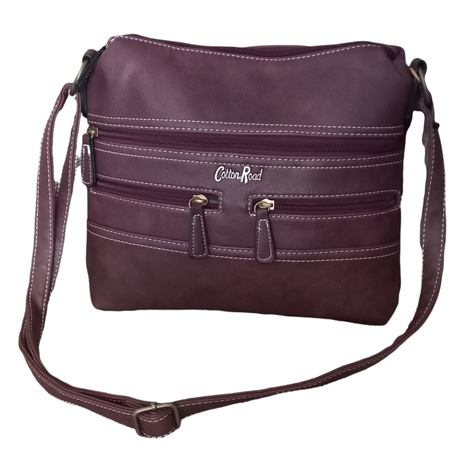 Cotton Road 3 Front Zip Slingbag - Image 16