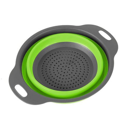300 x 240cm Drain Basket Collapsible Colander and Strainer KT32121 - Blue - Image 3