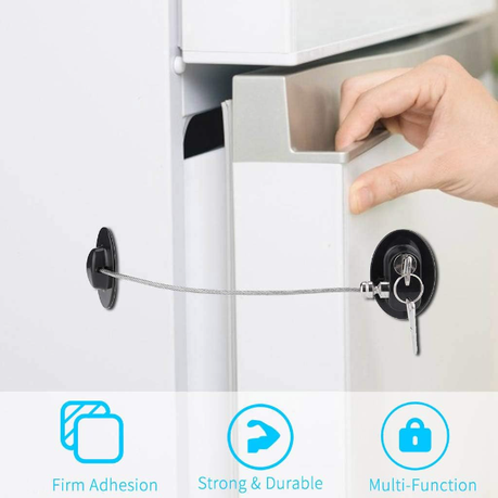 HASHBROWN'S Stainless Steel Refrigerator Lock - Image 5