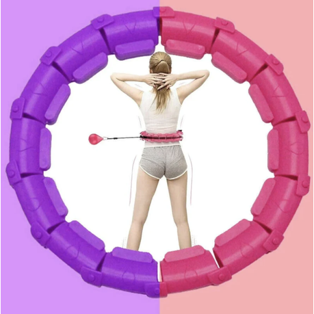 Fat Burning Smart Fitness Hula Hoop with Mini Deep Tissue Massage Ball - Image 10
