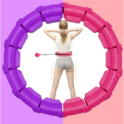 Fat Burning Smart Fitness Hula Hoop with Mini Deep Tissue Massage Ball - Image 10